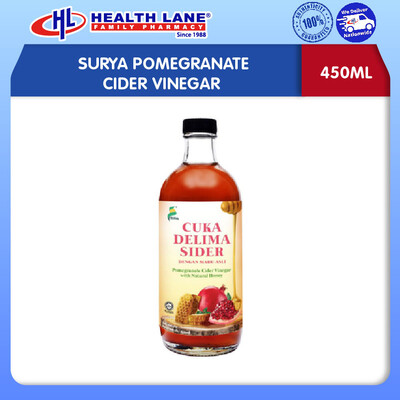 SURYA POMEGRANATE CIDER VINEGAR 450ML 